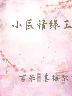 小区情缘王丽萍