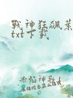 战神狂飙叶无缺txt下载