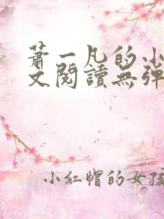 萧一凡的小说全文阅读无弹窗