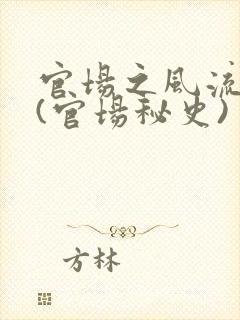 官场之风流秘史(官场秘史)