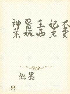 神医王妃不好惹叶婉西免费阅读