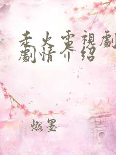 走火电视剧分集剧情介绍