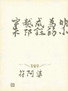 穿越成为明代宗朱祁钰的小说