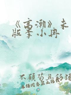 《高潮》未删减版李小冉