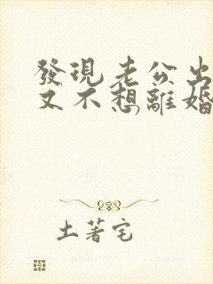 发现老公出轨了又不想离婚怎么办