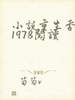 小说重生香江之1978阅读