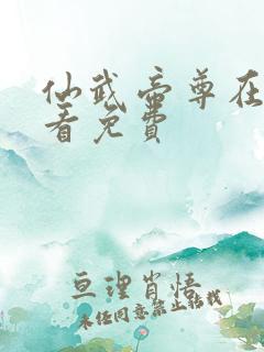 仙武帝尊在线观看免费