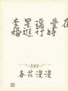 李星瑶 爱在离婚进行时