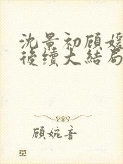 沈景初顾媛年年后续大结局