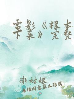 电影《根本停不下来》完整版免费