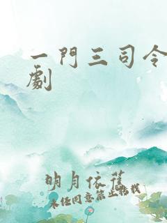 一门三司令电视剧