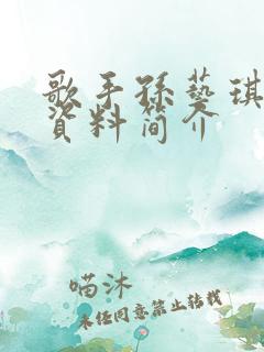 歌手孙艺琪个人资料简介
