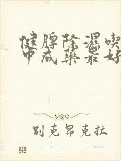 健脾除湿吃什么中成药最好
