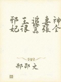邪王追妻神医狂妃很嚣张全文免费
