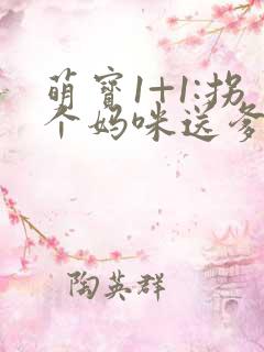 萌宝1+1:拐个妈咪送爹地