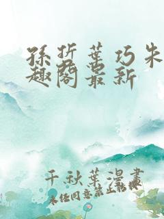 孙哲叶巧朱颜笔趣阁最新