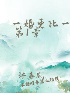 一婚更比一婚高 第1章