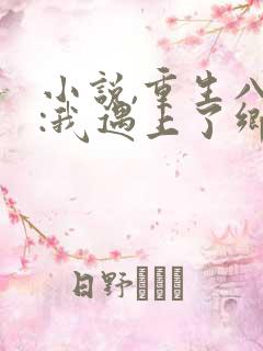 小说,重生八零:我遇上了乡下糙汉