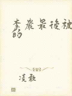 李岩最后被谁杀的