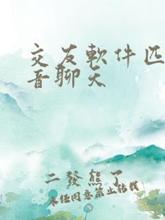 交友软件匹配语音聊天