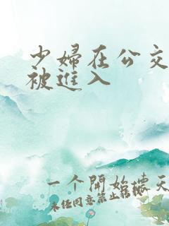 少妇在公交车上被进入