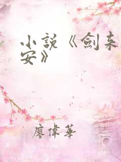 小说《剑来陈平安》
