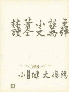 林萧小说免费阅读全文无弹窗