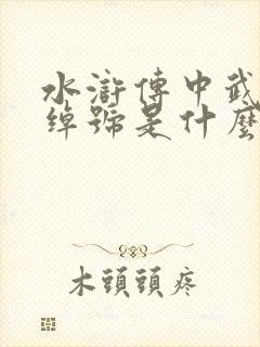 水浒传中武松的绰号是什么
