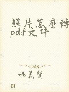 照片怎么转化为pdf文件