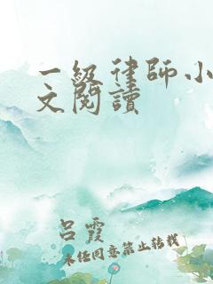 一级律师小说全文阅读