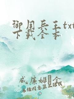 御用兵王txt下载全本