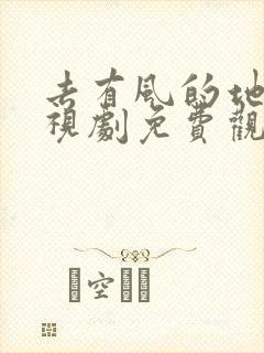去有风的地方电视剧免费观看完整版高清版