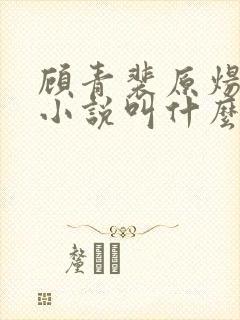 顾青裴原炀原著小说叫什么