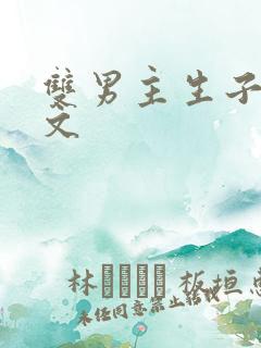 双男主生子高干文