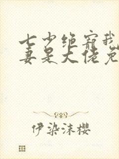 七少绝宠我家小妻是大佬免费阅读