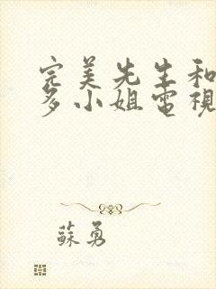 完美先生和差不多小姐电视剧免费观看高清