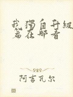 我独自升级番外篇在哪看