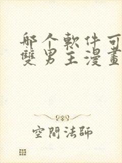 哪个软件可以看双男主漫画