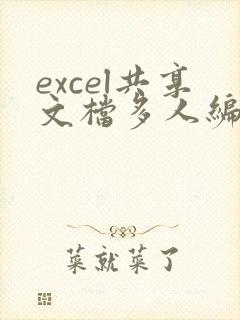 excel共享文档多人编辑怎么弄