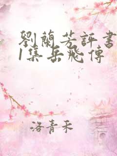 刘兰芳评书161集岳飞传