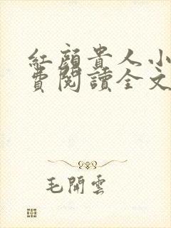 红颜贵人小说免费阅读全文