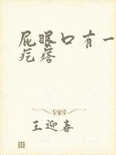 屁眼口有一个硬疙瘩