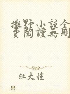 撒野小说全文免费阅读无删减