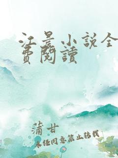 江晨小说全文免费阅读