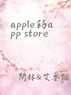 apple的app store