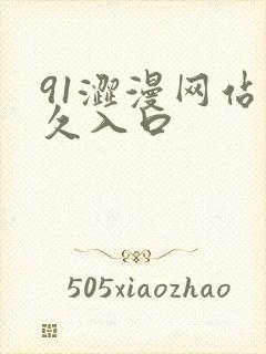 91涩漫网站永久入口