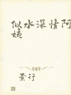 似水深情阿伟芳姨