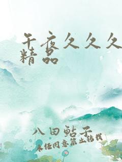 午夜久久久久久精品