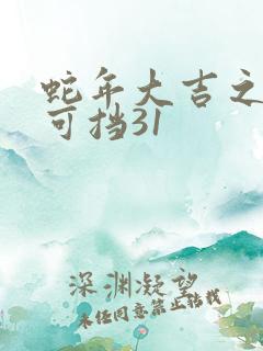 蛇年大吉之婚不可挡31
