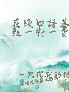 在线口语英语外教一对一费用